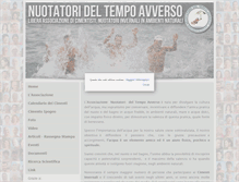 Tablet Screenshot of nuotatorideltempoavverso.org